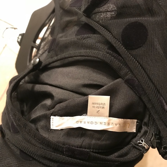 Polka Dot Black Dress - Picture 5 of 5